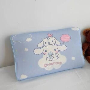 Sanrio Blue Pillow with Cute Cartoon Design